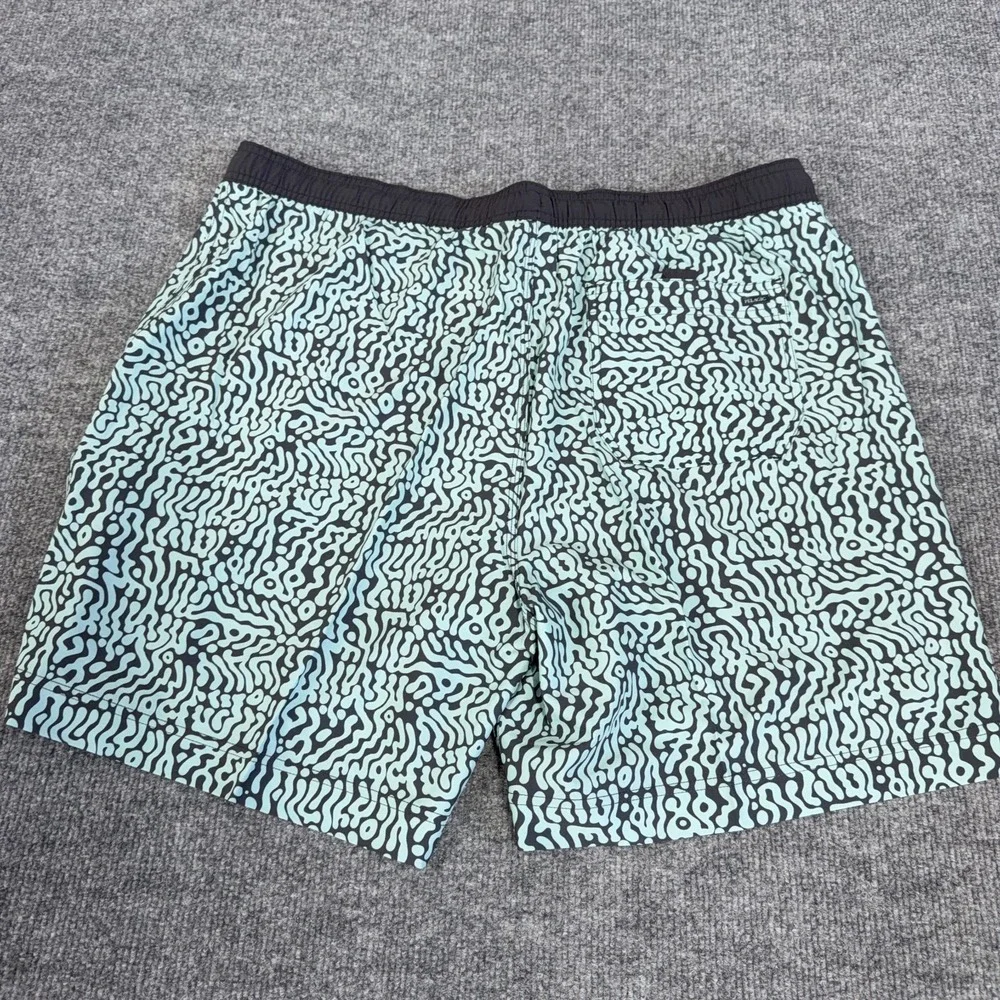 Pelagic Swim Trunks Men 2XL Gray Blue Leiday 17
